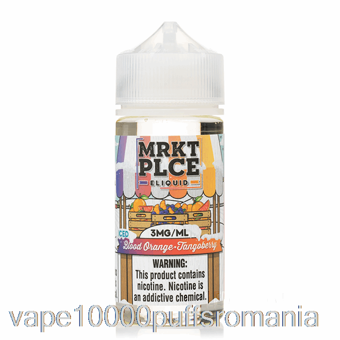 Vape Romania Gheata Portocale Sangvine Tangoberry - Mrkt Plce - 100ml 3mg